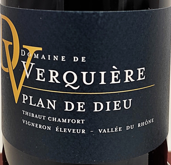 Domaine de Verquiere Plan de Dieu 2023, AOP Cotes du Rhone Villages, Rotwein, trocken, 0,75l